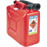 10 LITRE FUEL JERRY CAN - RED