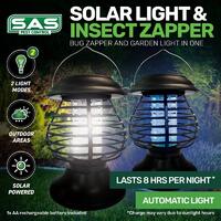SOLAR LIGHT AND INSECT ZAPPER