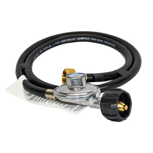 Gas Safety Gauge with POL Connector, Hose, and Regulator LCC27