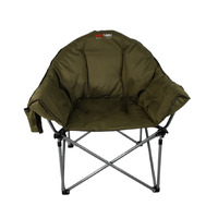 BLACK WOLF PADDED SOFA CHAIR BURNT OLIVE