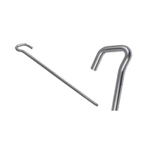 4 X 6.3MM X 300MM GALVANISED KEY HEAD TENT PEG
