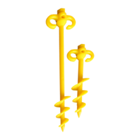 Supa Peg Screw Peg Yellow 500MM