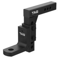 TAG Adjustable Heavy Duty Tow Ball Mount 4500kg- 90° Face, 50mm Square Hitch