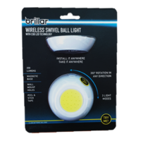 Brillar Wireless Magnetic Swivel Ball Light With Cob LED Technology