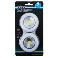 Brillar Peel &amp; Stick Lights with COB LED technology set of 2