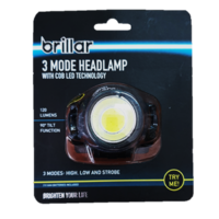 Brillar 3 Mode Head Lamp with Cob LED Technology 