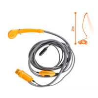 12V CAMP SHOWER WITH MESH BAG &amp; PUMP