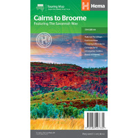 HEMA - Savannah Way - Cairns to Broome Map  