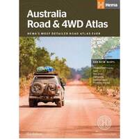 Hema - Australia Road And 4wd Atlas - Perfect Bound 252x345mm