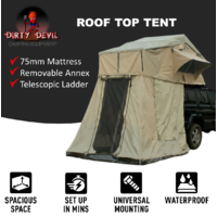 DIRTY DEVIL ROOF TOP TENT WITH ANNEX EX-DEMO