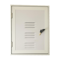 Custom Door - 390H x 300W LHH White Vented