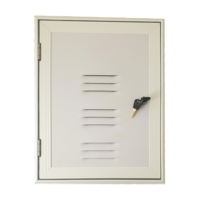 CUSTOM DOOR - 390H x 300W LHH WHITE VENTED