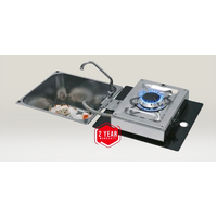 NCE SQUARE HOB-UNIT FOLDING SINK AND TAP