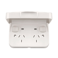Weatherproof IP65 GPO Double Pole Double Outlet 10A