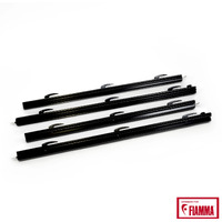 Anti-Flap Kit - Fiamma F45 S &amp; L - 2.6m and 3.0m - Black