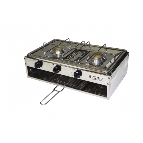 Marine-Lido Junior Stainless Steel 2 Burner with Grill