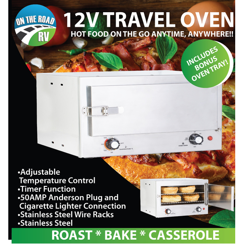 ON THE ROAD 12V TRAVEL OVEN