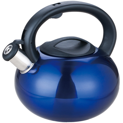 Royal Deluxe Stainless Steel Whistling Kettle 2.5L Blue