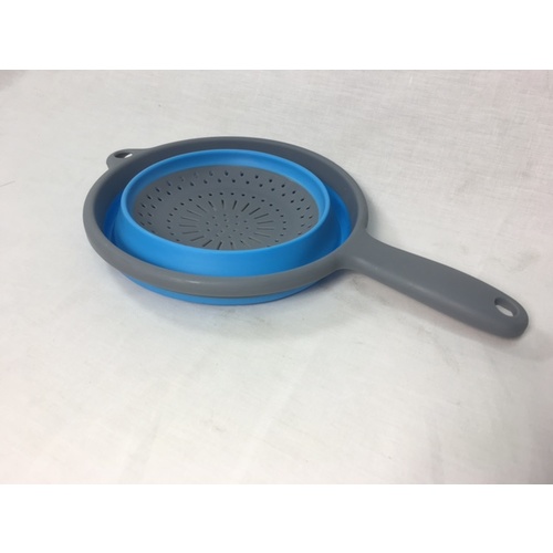 Collapsible Silicone Colander with Handle