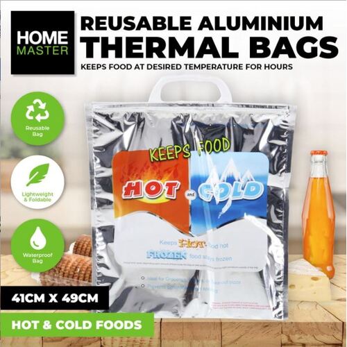 Re-useable Aluminium Thermal Bag - 41CM x 49CM