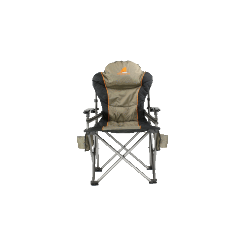 oztent king kokoda camping outdoor chair with lumbar support