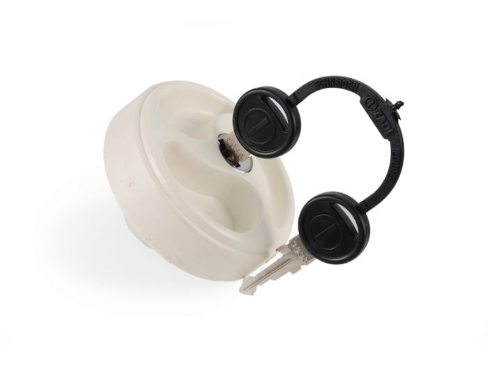 CAMEC Cap & Key - White