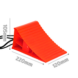 Deluxe Wheel Chock with Handle & Cord