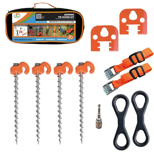 Awning Tie Down Kit - Suitable for Fiamma & Thule Awnings