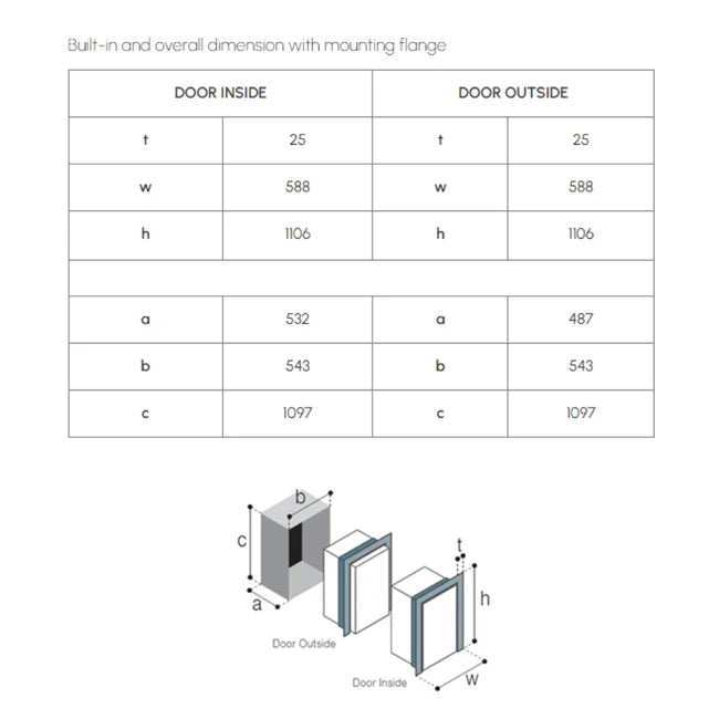 Vitrifrigo DP150iD Fridge Freezer - 150lt