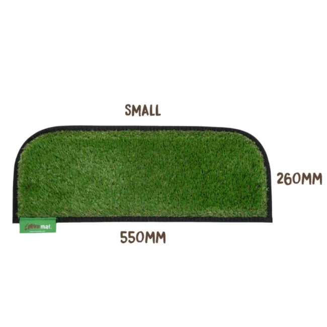 Muk Mat Rounded Small Mat - Green, 55 x 26cm