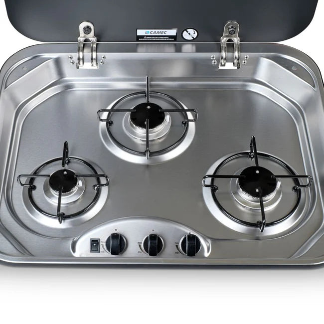 CAMEC RV GAS HOB - 3 BURNER