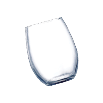 Crystal Clear Tritan Stemless White Wine Glasses 16oz - Set of 4