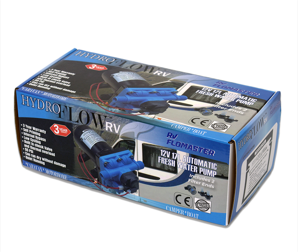 Hydroflow RV 12V 17L Automatic Freshwater Pump