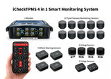 iCheck Tyre Pressure Monitoring System 6 Sensor Kit with App Control IC006A