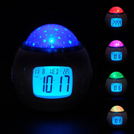 Alarm Clock with Star Projection