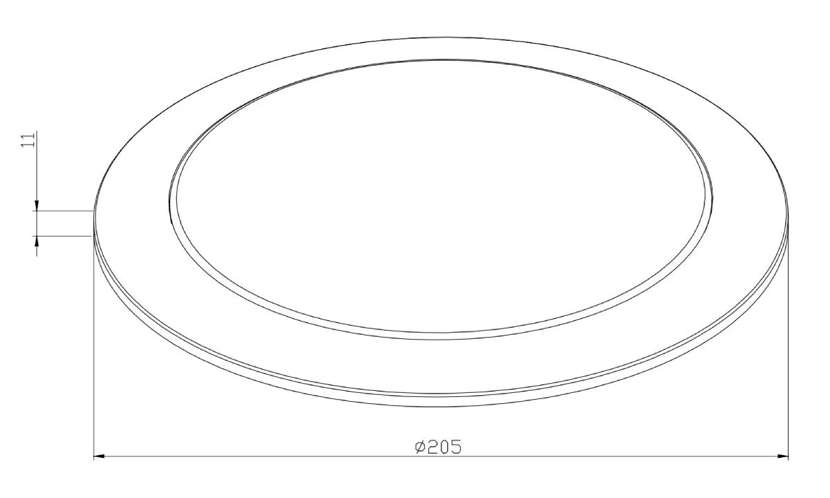 200mm Round LED Ceiling Light 12V