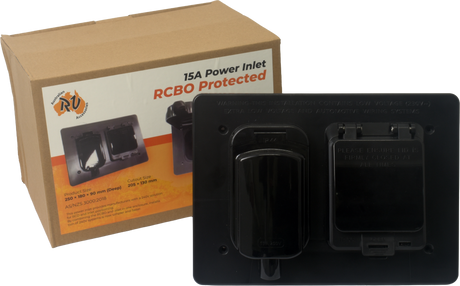 15A POWER INLET RCBO PROTECTED