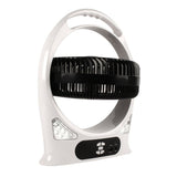 Wildtrak Rechargeable 30cm Portable Fan w/ 12-LED Light