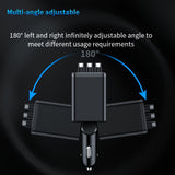 Car Charger, 5080 Super Fast Charging Retractable Cable 7-In-1 Car Charger