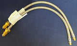 3/8" Dual Regulator Kit 290mj with Twin Pigtails & a 5/16" Adaptor