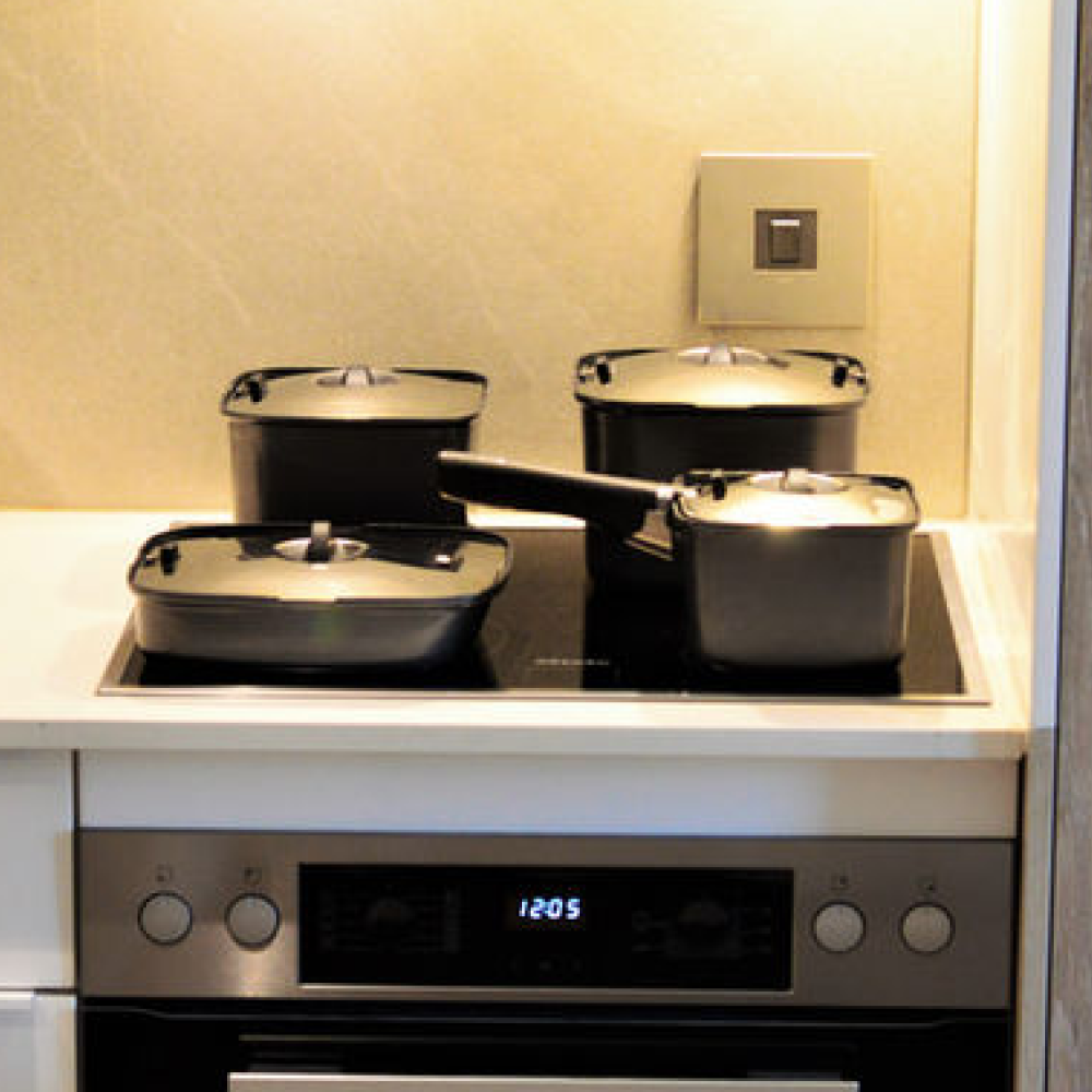 Smart Space Cookware Set Square Pots