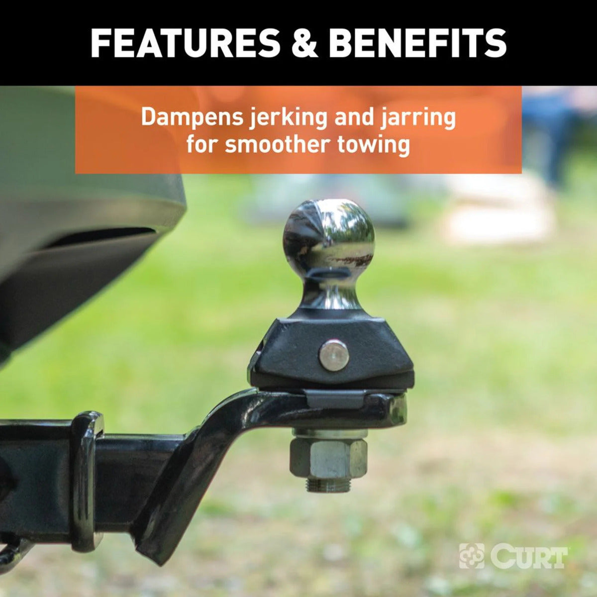 Curt Rocker Ball - Shock Drop 50mm Tow Ball