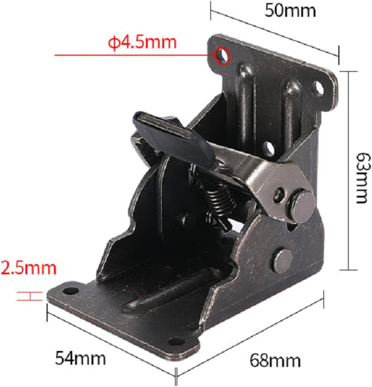 2 PCS 90 DEGREE RIGHT ANGLE HINGE