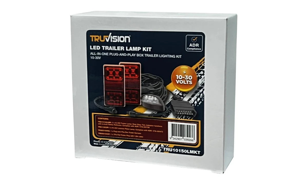 Rect Trailer Lamp Complete Kit 10-30V
