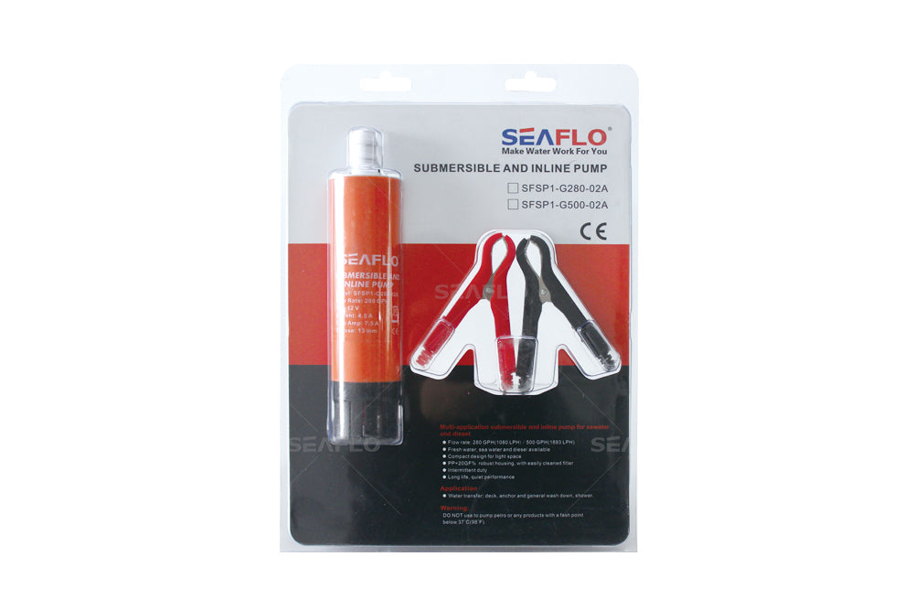 SEAFLO 280GPH Submersible and Inline Pump
