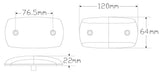 LED FRONT END SIDE MARKER