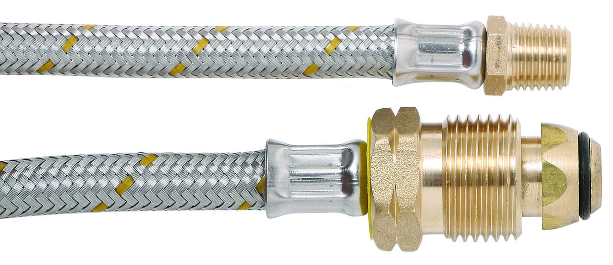 6mm SS Pigtail 1/4" I/Flare x POL 900mm
