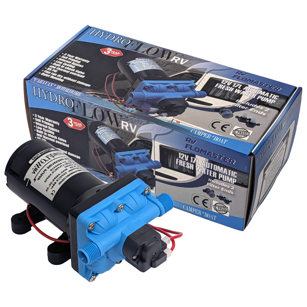 Hydroflow RV 12V 17L Automatic Freshwater Pump