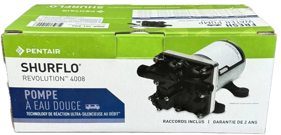 SHURFLO 4008 REVOLUTION PUMP BOXED