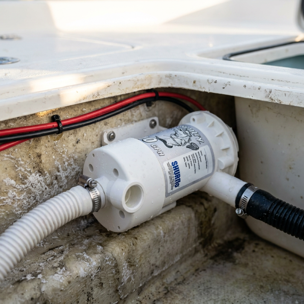 Shurflo 12V Bait Tank Pump 1100 GPH